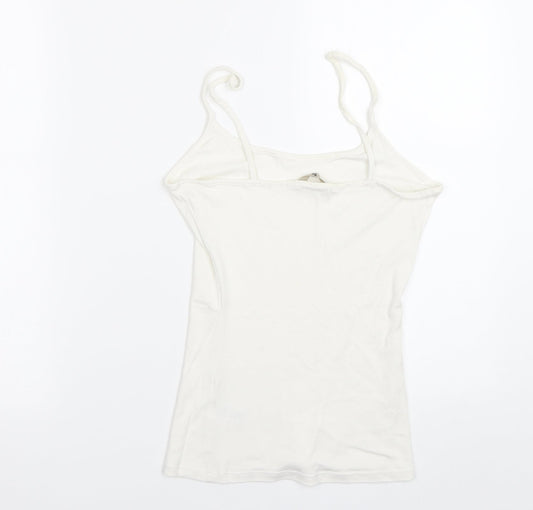 TU Womens White   Basic Tank Size 10