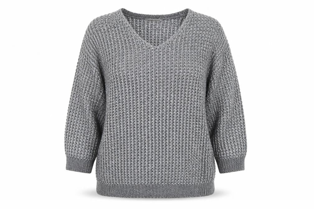 Womens UK Size M George Silver Pullover Jumper