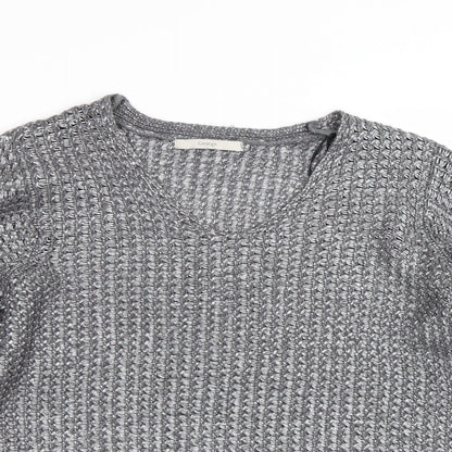 George Womens Silver   Pullover Jumper Size M