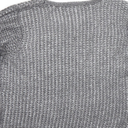 George Womens Silver   Pullover Jumper Size M