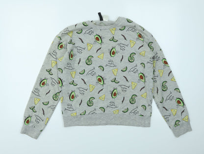 Womens UK Size XS H&M Multicoloured Pullover Jumper