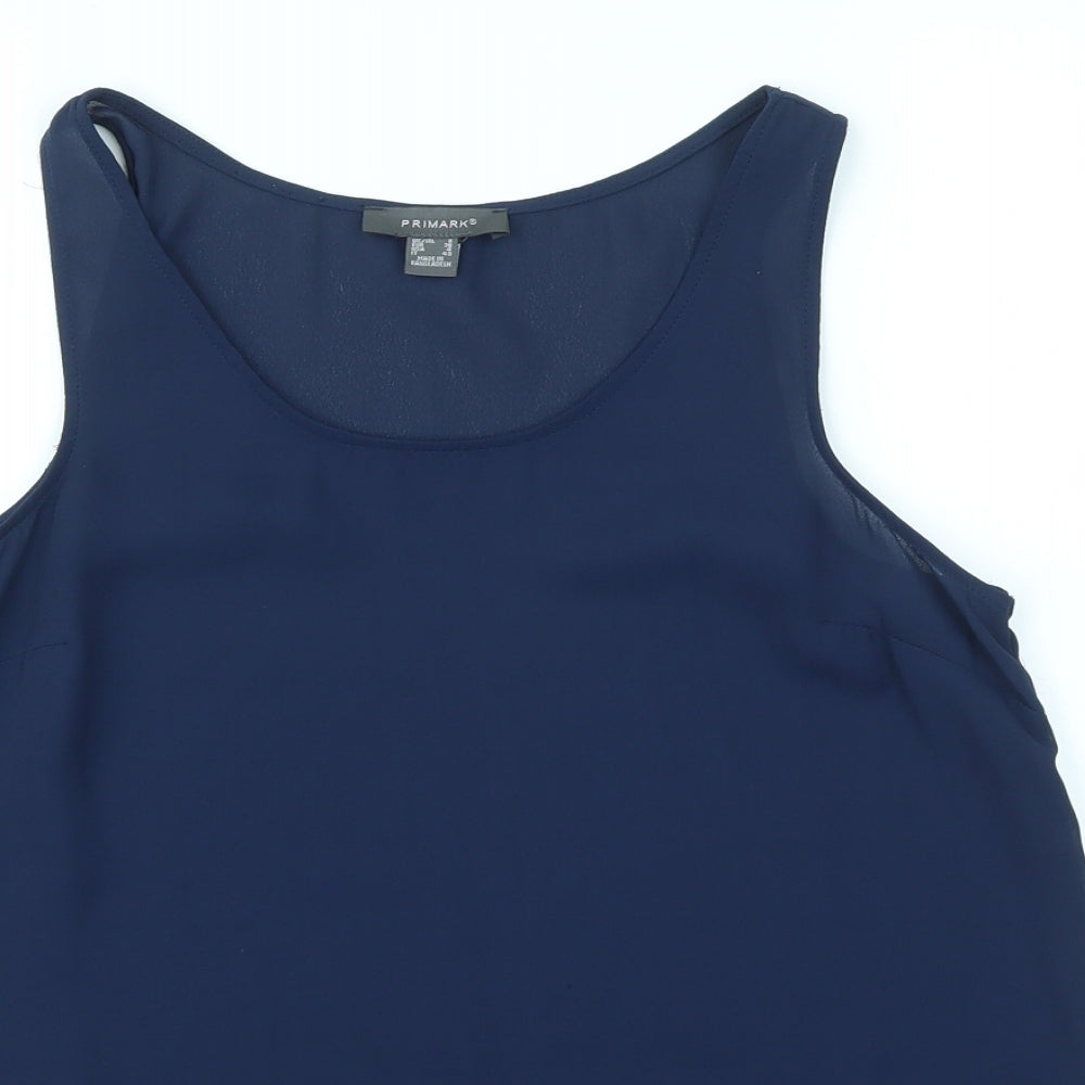 Primark Womens Blue   Basic Blouse Size 8