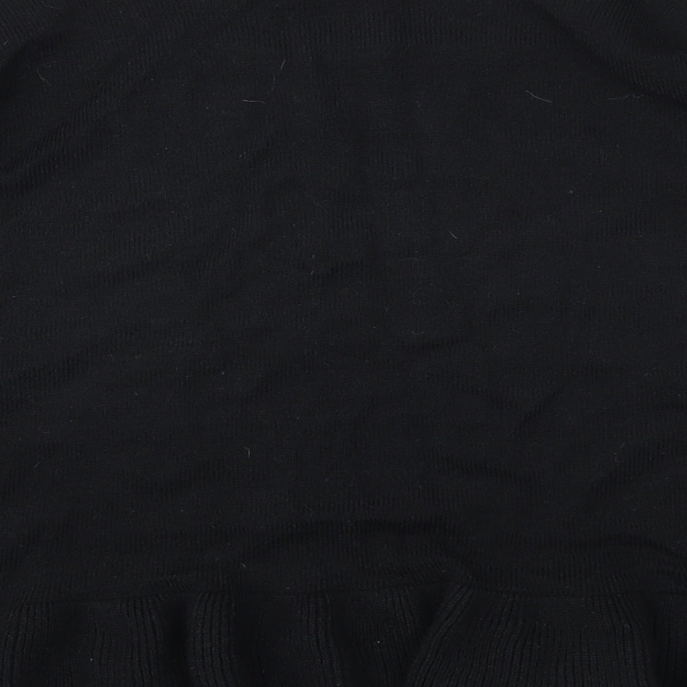 Womens UK Size 10 Papaya Black Pullover Jumper