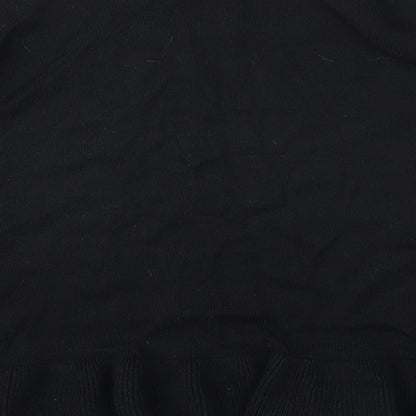 Womens UK Size 10 Papaya Black Pullover Jumper