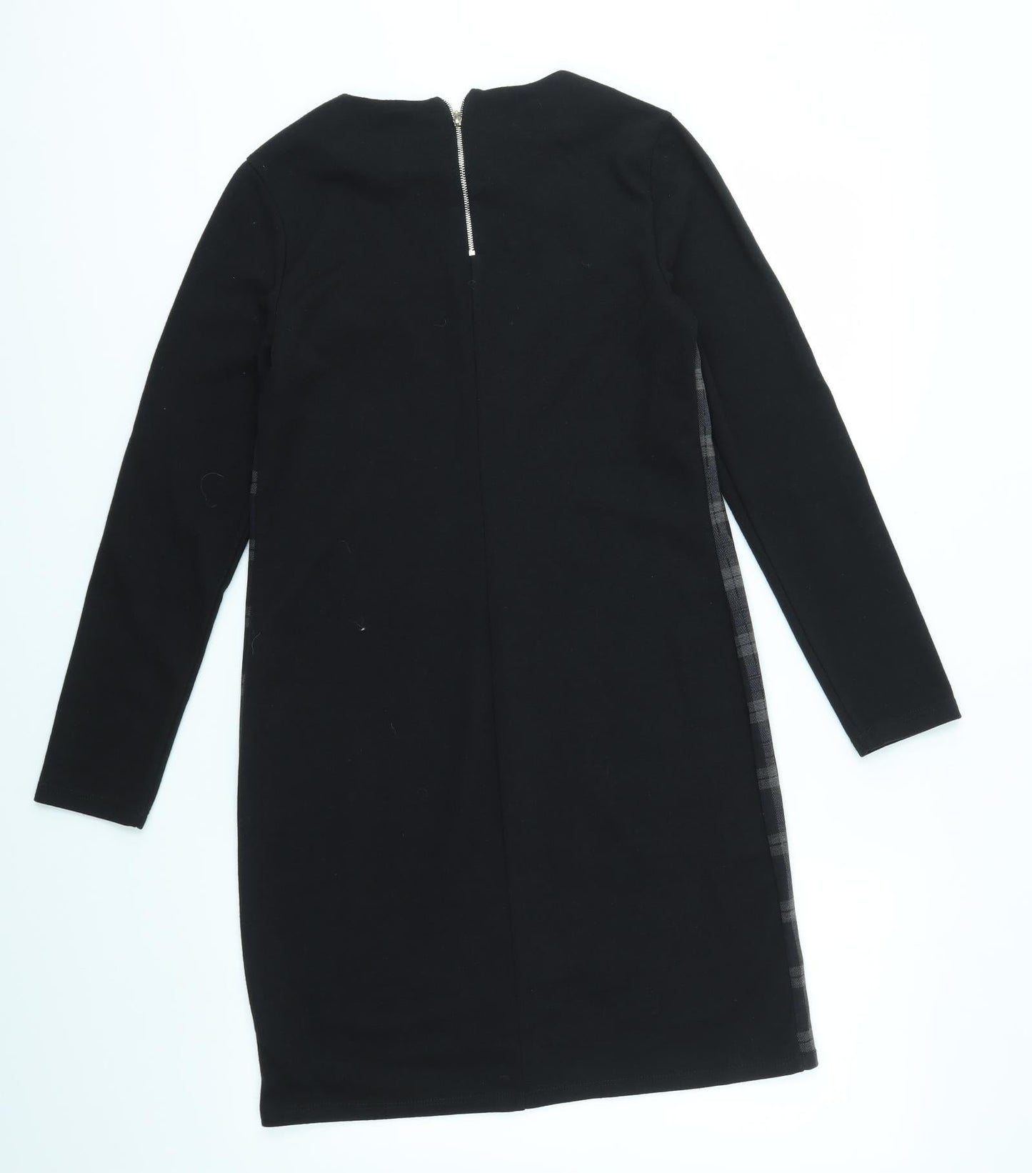 Primark Womens Grey Check  Fit & Flare  Size 10