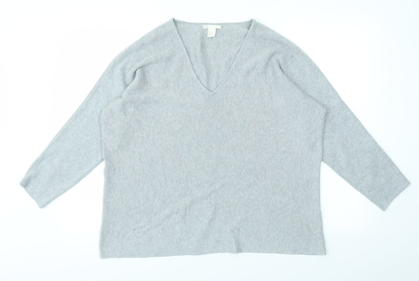 Womens UK Size M H&M Grey Pullover Jumper
