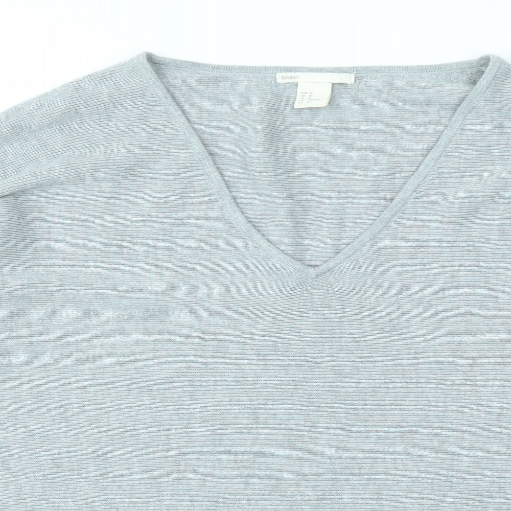 Womens UK Size M H&M Grey Pullover Jumper