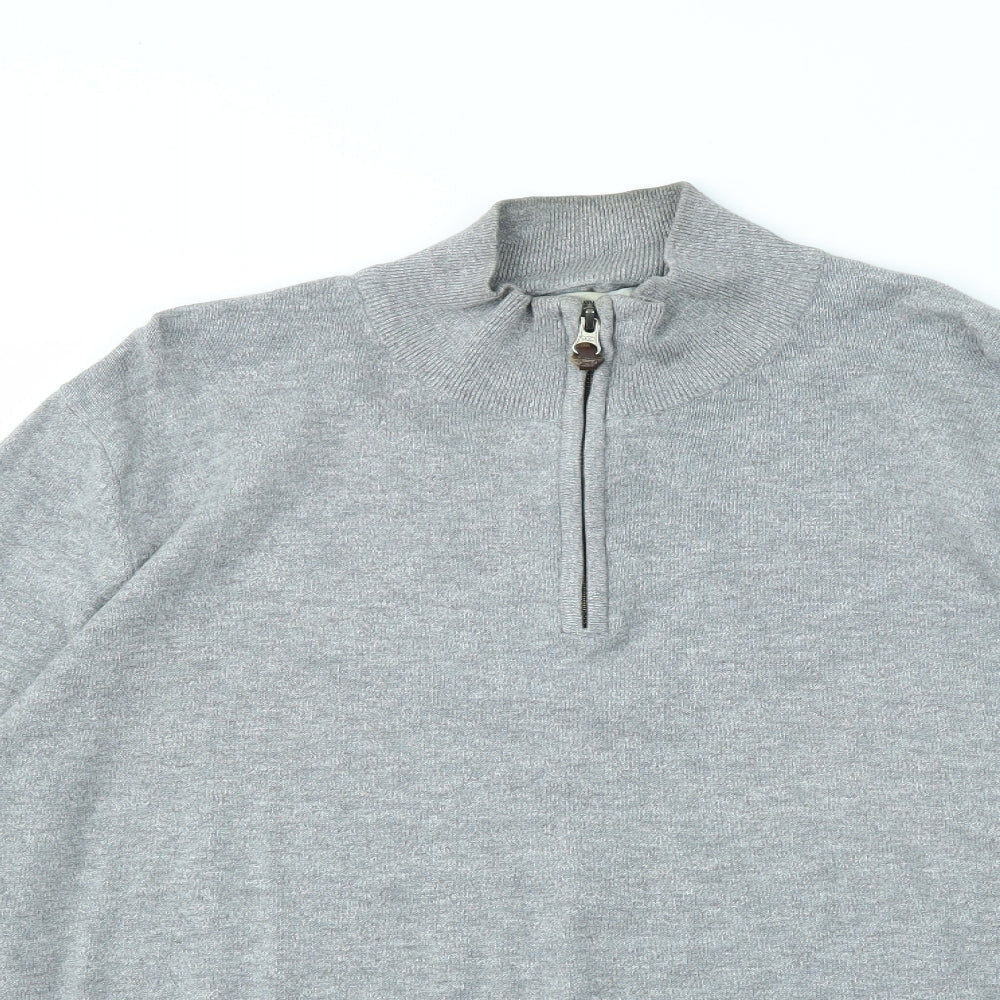 TU Mens Grey   Pullover Sweatshirt Size L