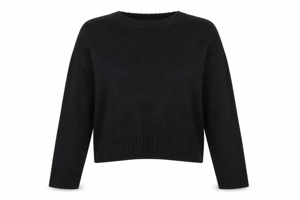 Womens UK Size S New Look Black Pullover Jumper