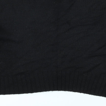 Womens UK Size S New Look Black Pullover Jumper
