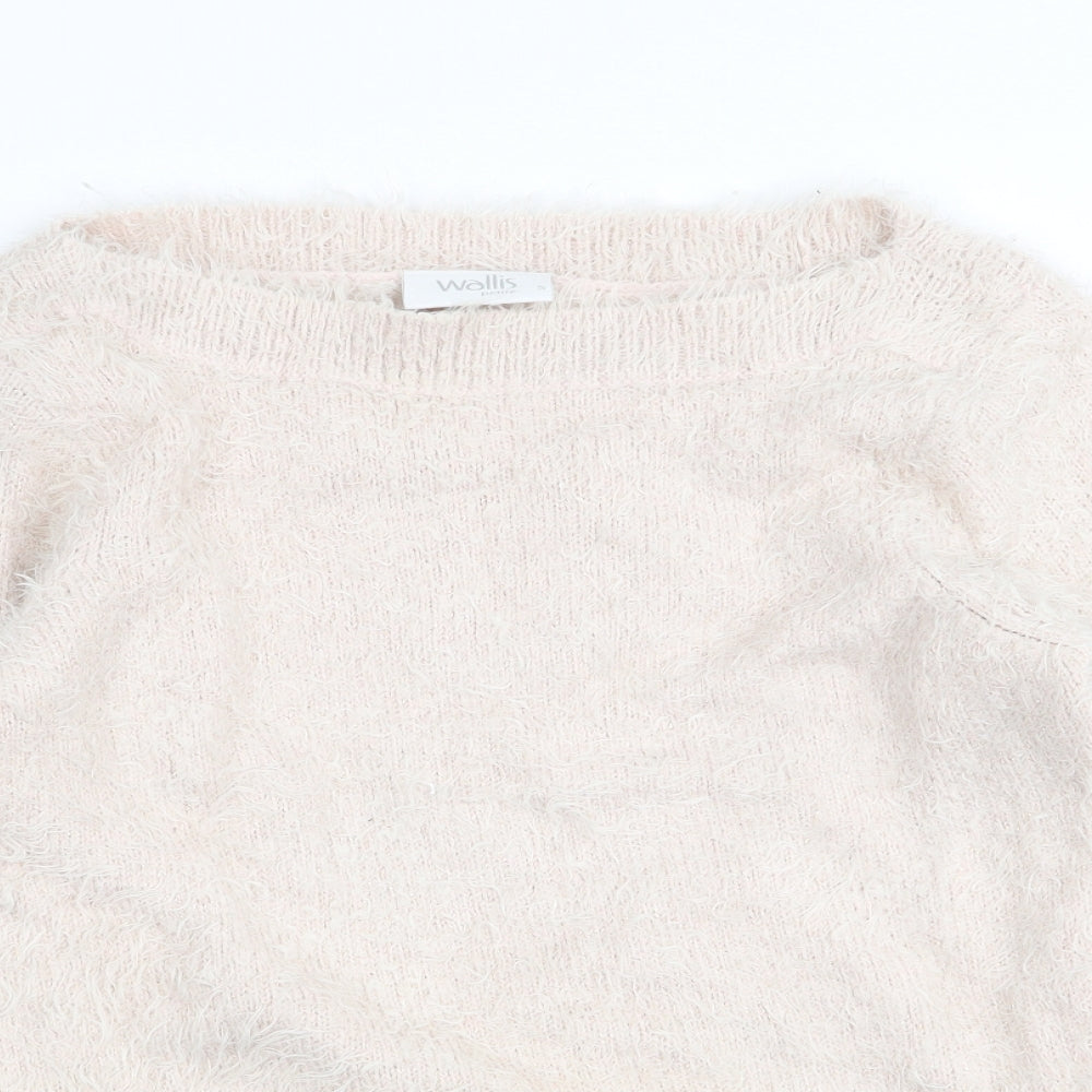 Womens UK Size S Wallis Beige Pullover Jumper