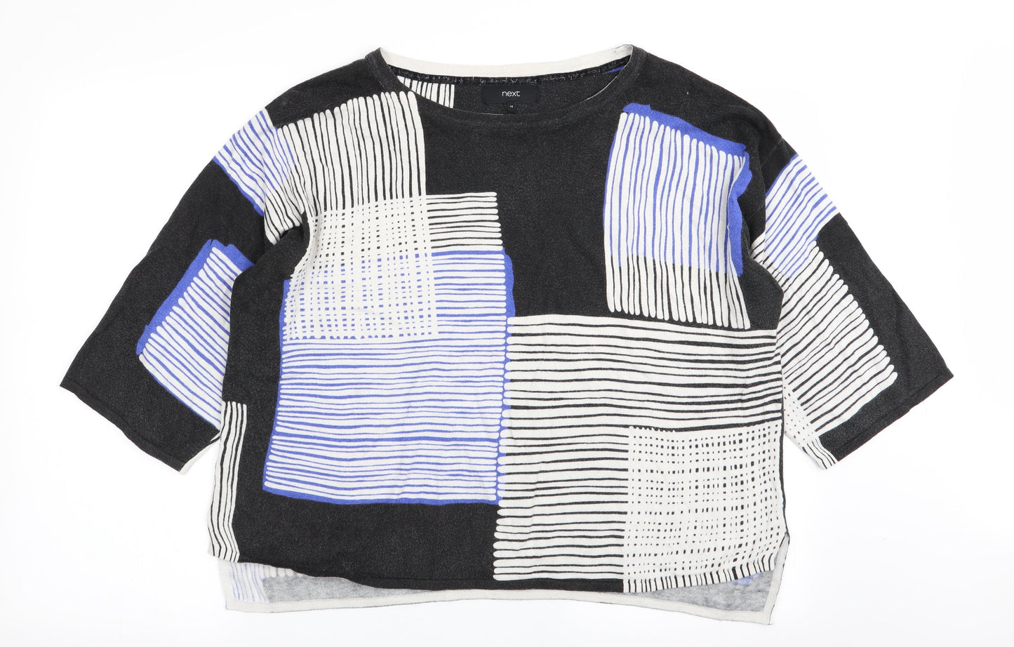 Womens UK Size 14 NEXT Multicoloured Pullover Jumper