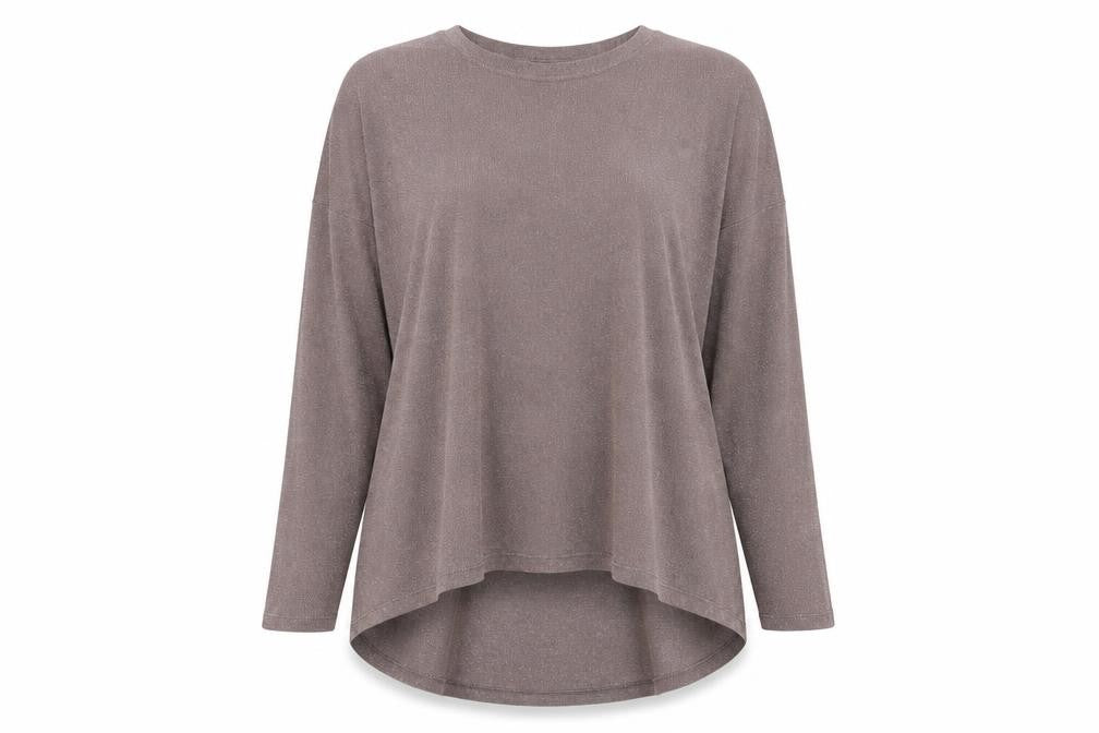 Womens UK Size 12 NEXT Brown Basic T-Shirt