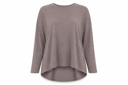 Womens UK Size 12 NEXT Brown Basic T-Shirt