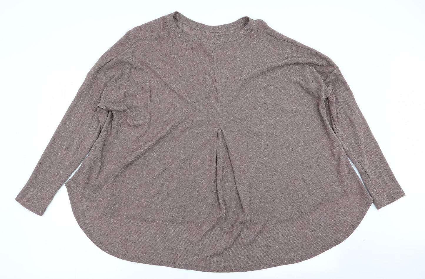 Womens UK Size 12 NEXT Brown Basic T-Shirt