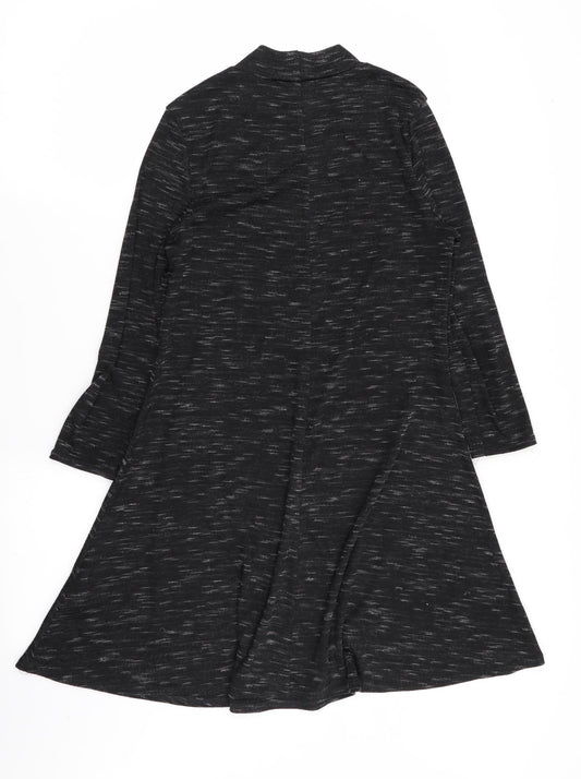 Primark Womens Black Geometric  Fit & Flare  Size 8