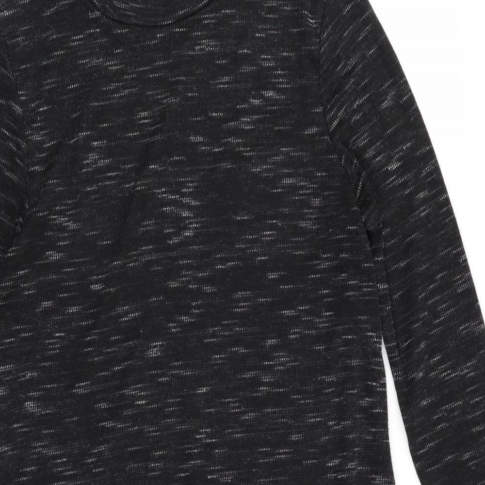 Primark Womens Black Geometric  Fit & Flare  Size 8