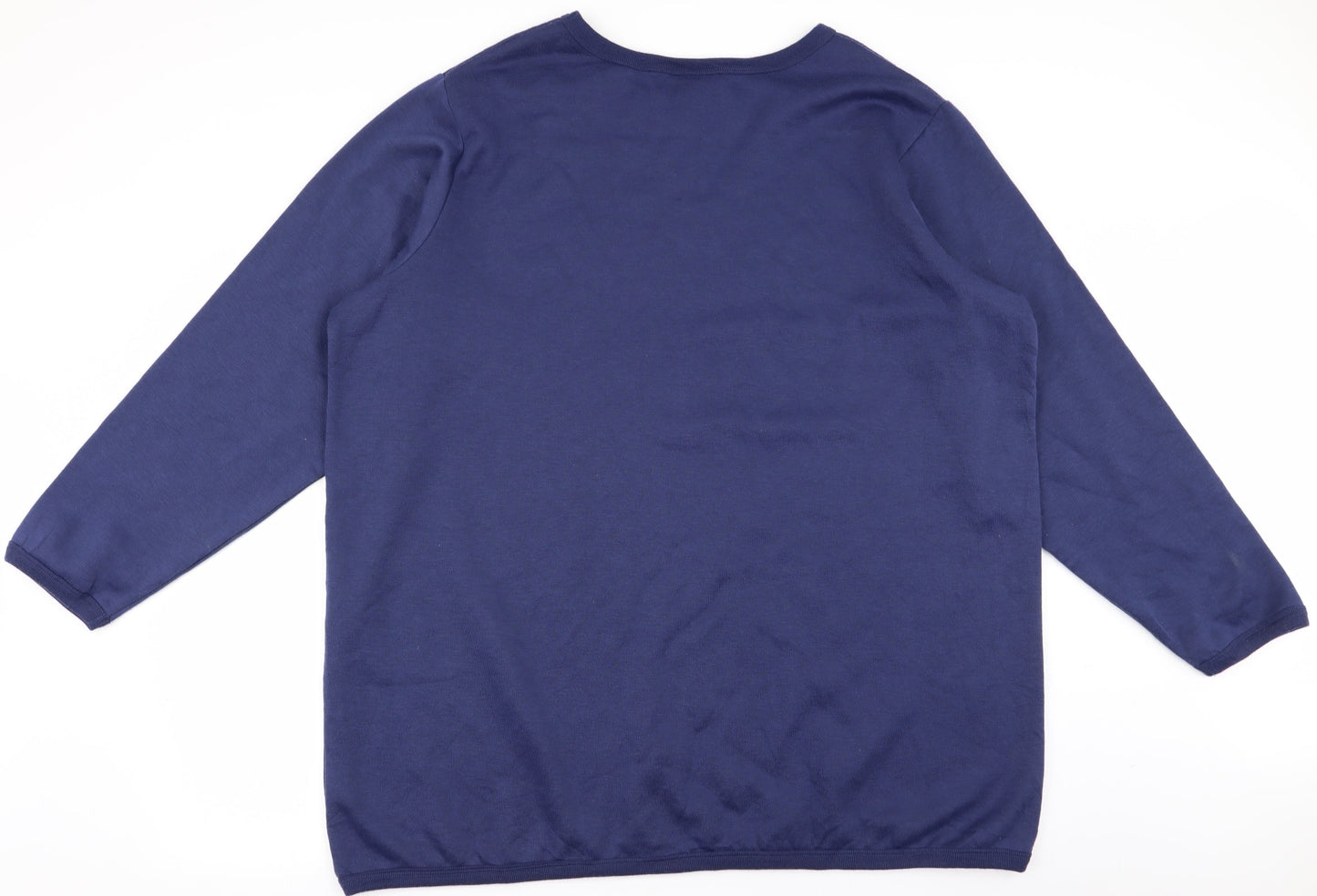 All American Comfort Mens Blue   Pullover Jumper Size XL
