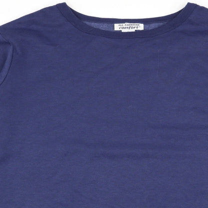 All American Comfort Mens Blue   Pullover Jumper Size XL