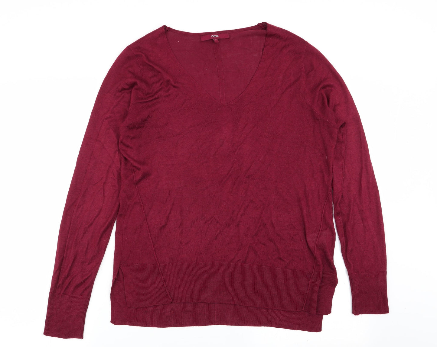 Womens UK Size 14 NEXT Red Basic T-Shirt