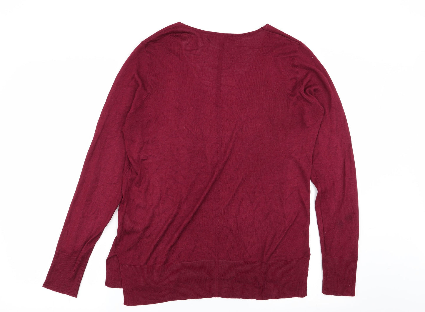 Womens UK Size 14 NEXT Red Basic T-Shirt