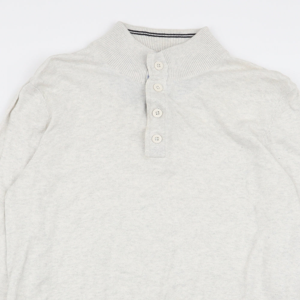 Kensington Mens White   Pullover Jumper Size M