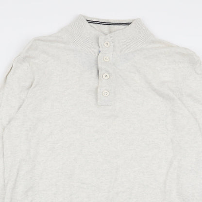 Kensington Mens White   Pullover Jumper Size M
