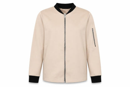 Womens UK Size 8 Boohoo Beige Full Zip Jumper