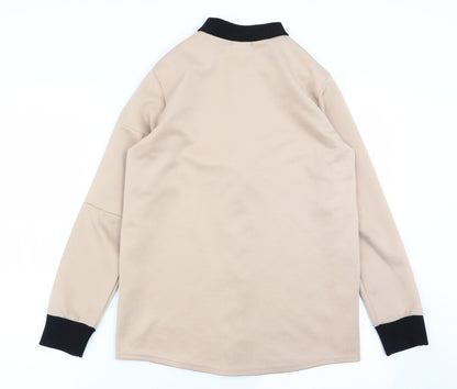 Boohoo Womens Beige   Full Zip Jumper Size 8