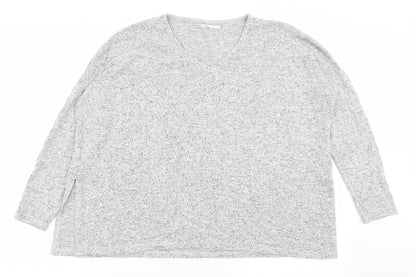 Womens UK Size S Only Grey Basic T-Shirt