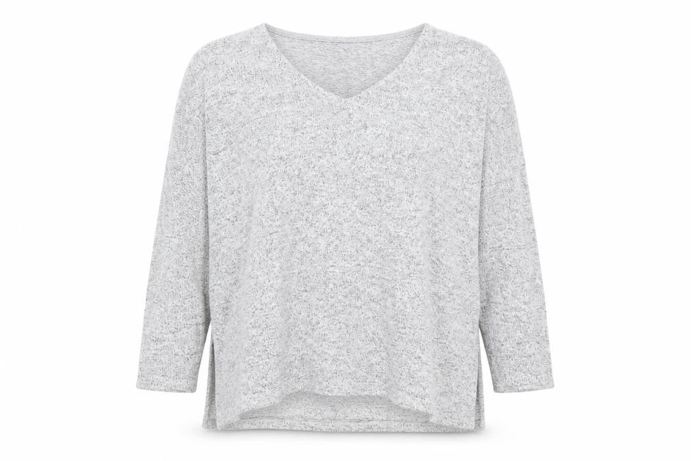 Womens UK Size S Only Grey Basic T-Shirt