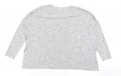 Womens UK Size S Only Grey Basic T-Shirt