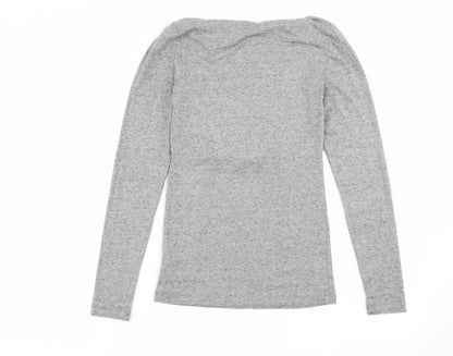 M&S Womens Grey   Basic T-Shirt Size 12