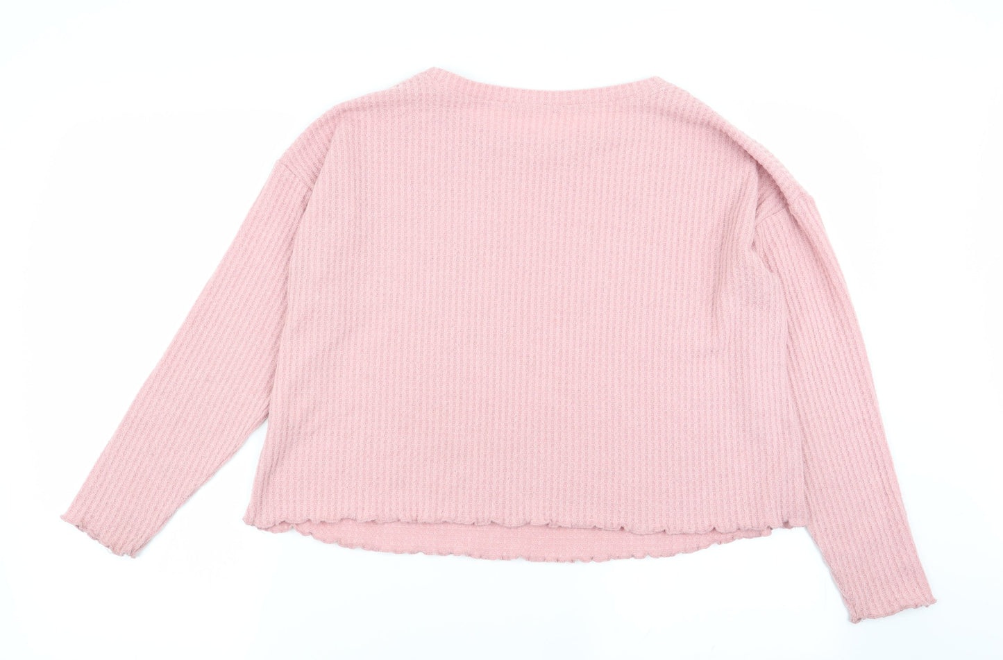 Womens UK Size S New Look Pink Basic T-Shirt
