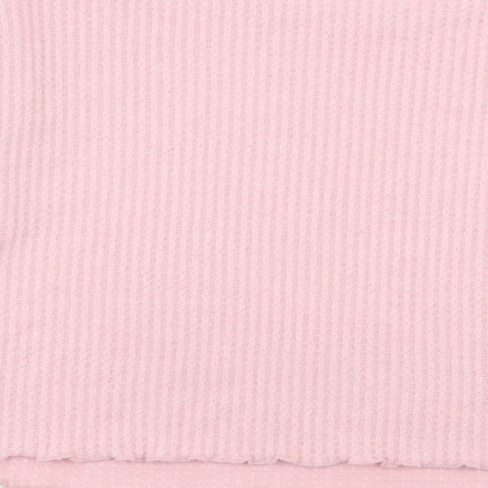 Womens UK Size S New Look Pink Basic T-Shirt