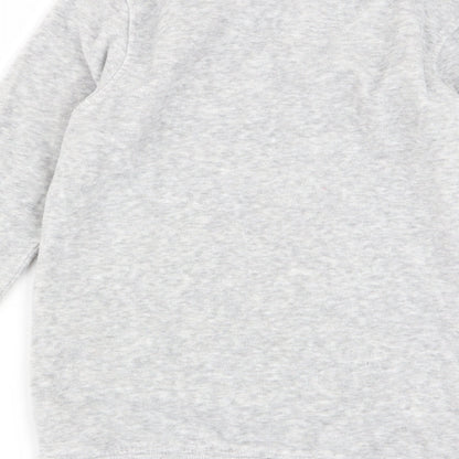 Asda George Girls Grey   Pullover Jumper Size 7-8 Years