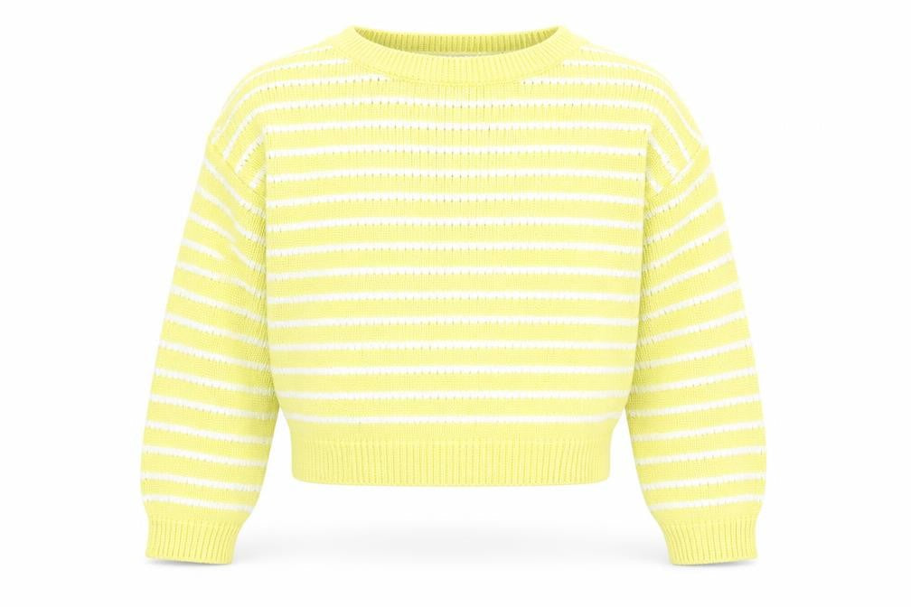 M&S Girls Multicoloured Striped  Pullover Jumper Size 5-6 Years
