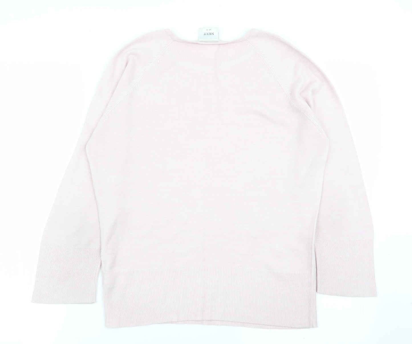 Womens UK Size 12 NEXT Pink Pullover Jumper