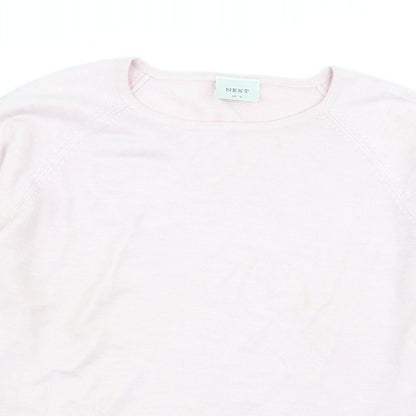 Womens UK Size 12 NEXT Pink Pullover Jumper