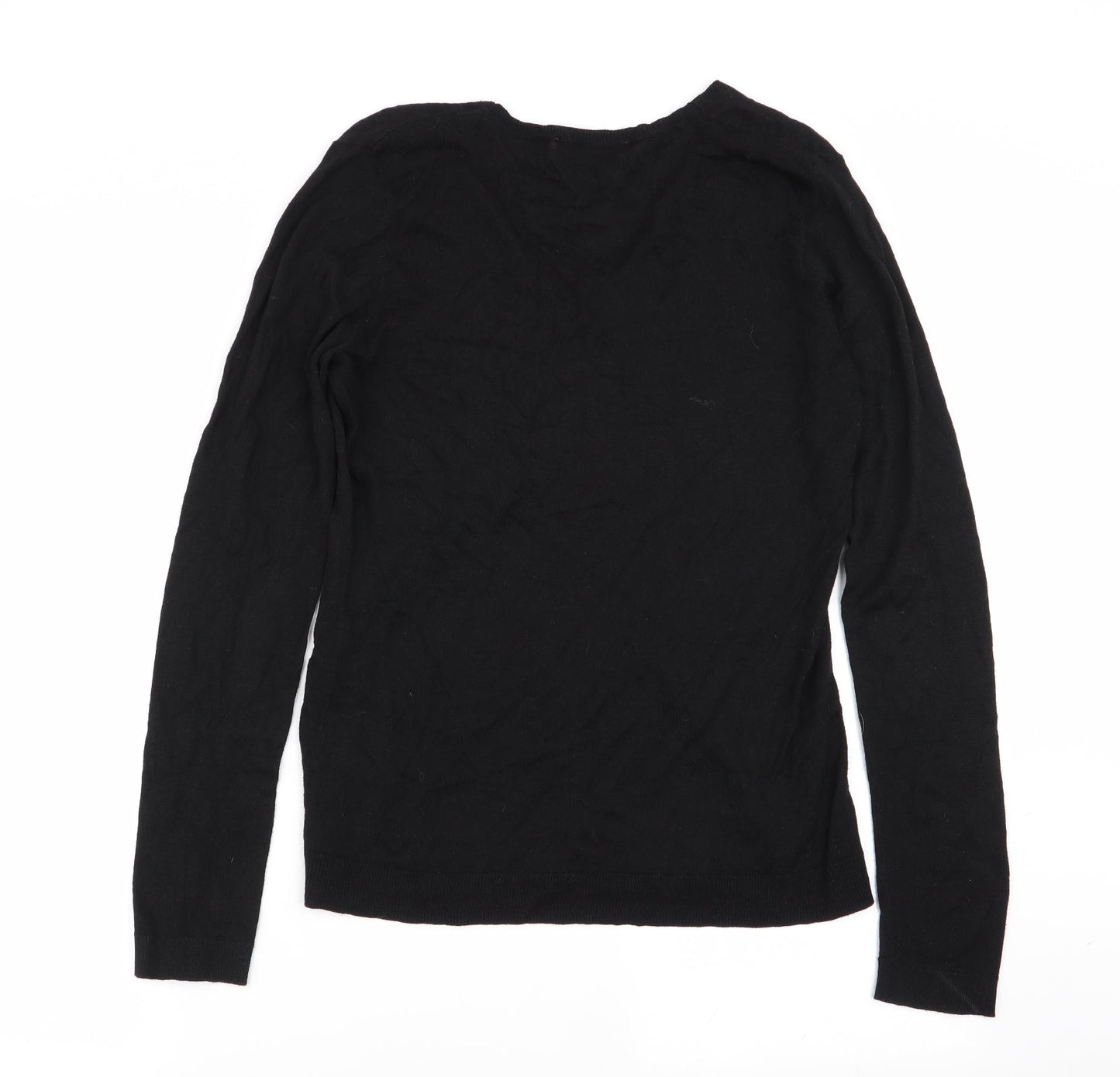 Womens UK Size 12 Rick Cardona Black Pullover Jumper