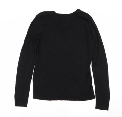 Womens UK Size 12 Rick Cardona Black Pullover Jumper