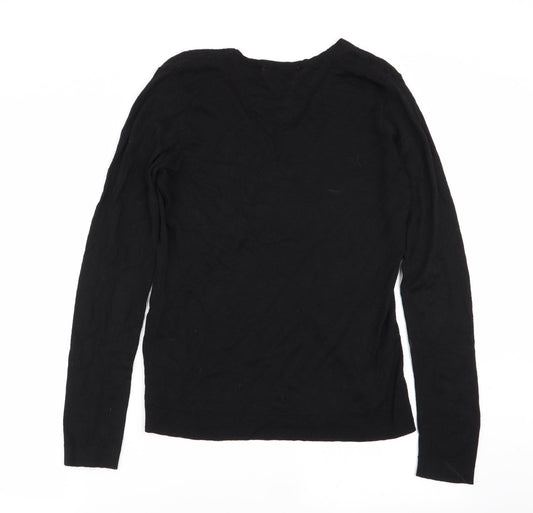 Womens UK Size 12 Rick Cardona Black Pullover Jumper