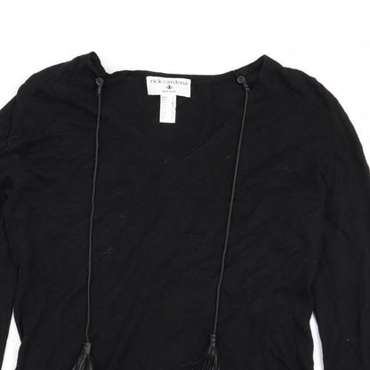 Womens UK Size 12 Rick Cardona Black Pullover Jumper