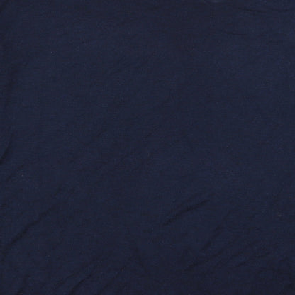Womens UK Size S H&M Blue Basic T-Shirt