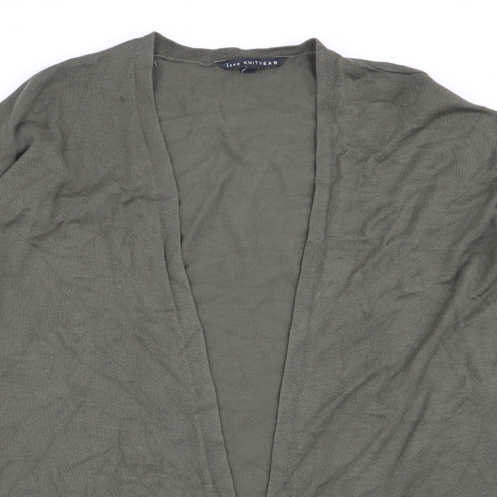 Womens UK Size 14 bonmarche Green Cardigan Jumper