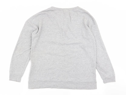 Womens UK Size 12 New Look Grey Pullover Jumper