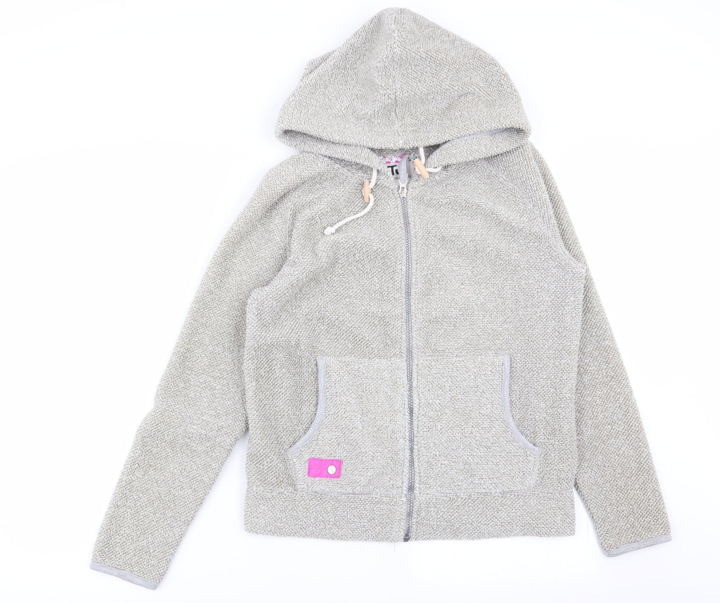 TU Womens Beige   Full Zip Jumper Size 8