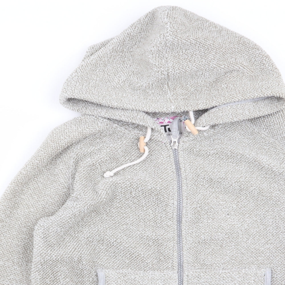 TU Womens Beige   Full Zip Jumper Size 8