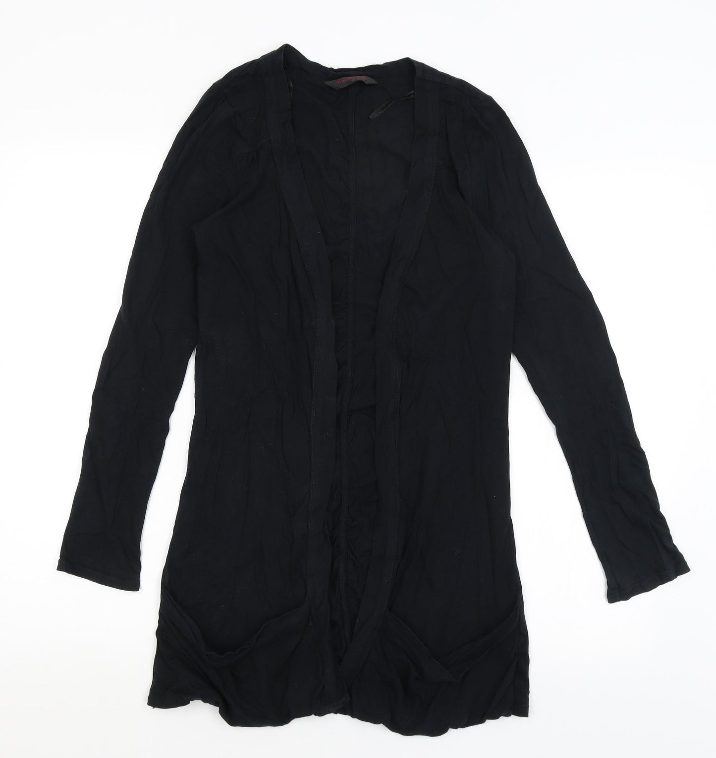 Womens UK Size 10 Miss Selfridge Black Cardigan Jumper