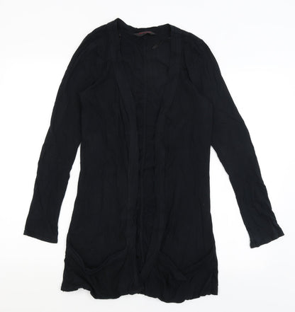 Womens UK Size 10 Miss Selfridge Black Cardigan Jumper